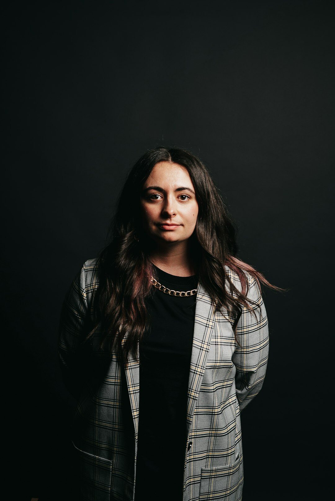 Studio portrait of a confident businesswoman
